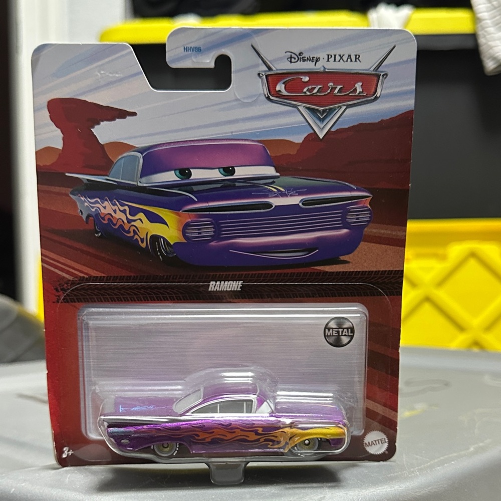 Mattel Cars Ramone Toy Car - Purple and Yellow